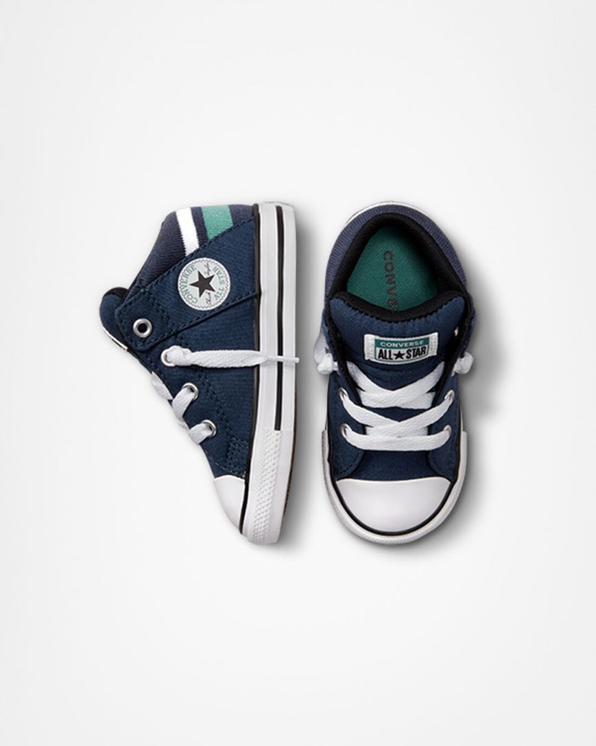 Tenisky Vysoke Converse Chuck Taylor All Star Axel Varsity Dievcenske Námornícka Modrá Biele | SK BAR11G9